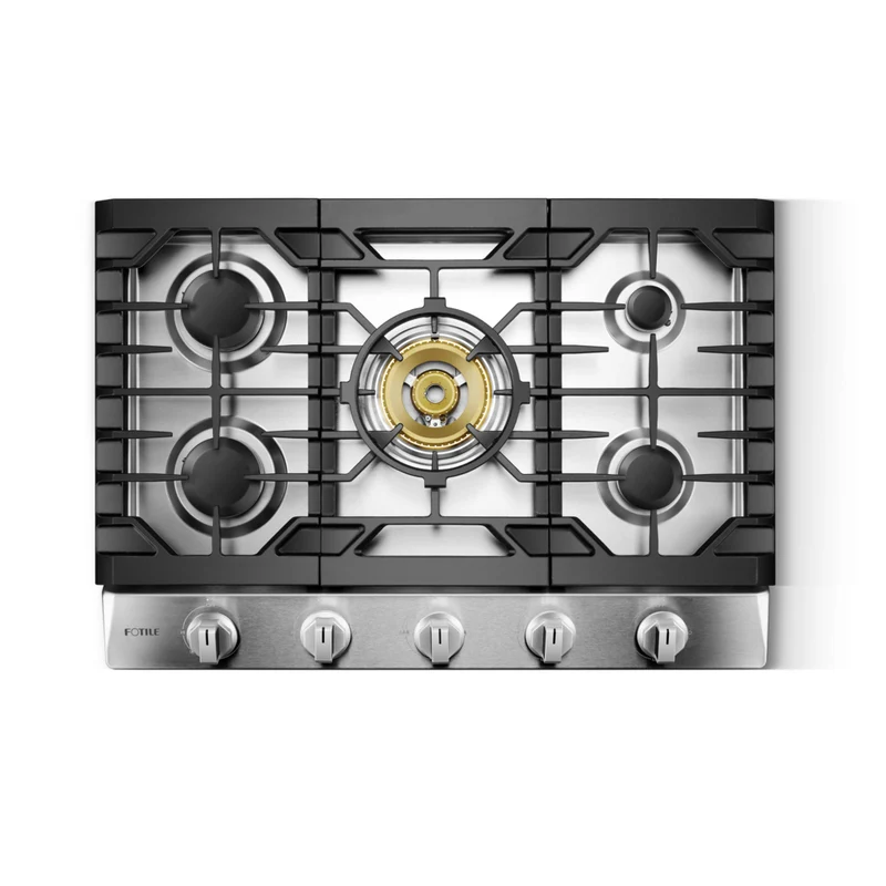 Fotile Tri-Ring Series Stainless Steel Gas Cooktop - 30"