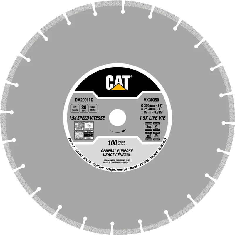 CAT 14" General Purpose Diamond Saw Blade
