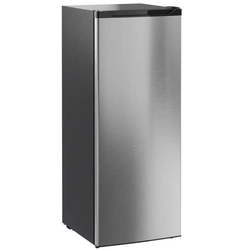 HOMCOM - congélateur vertical compact pour la maison - 7,0 pi3 - argent