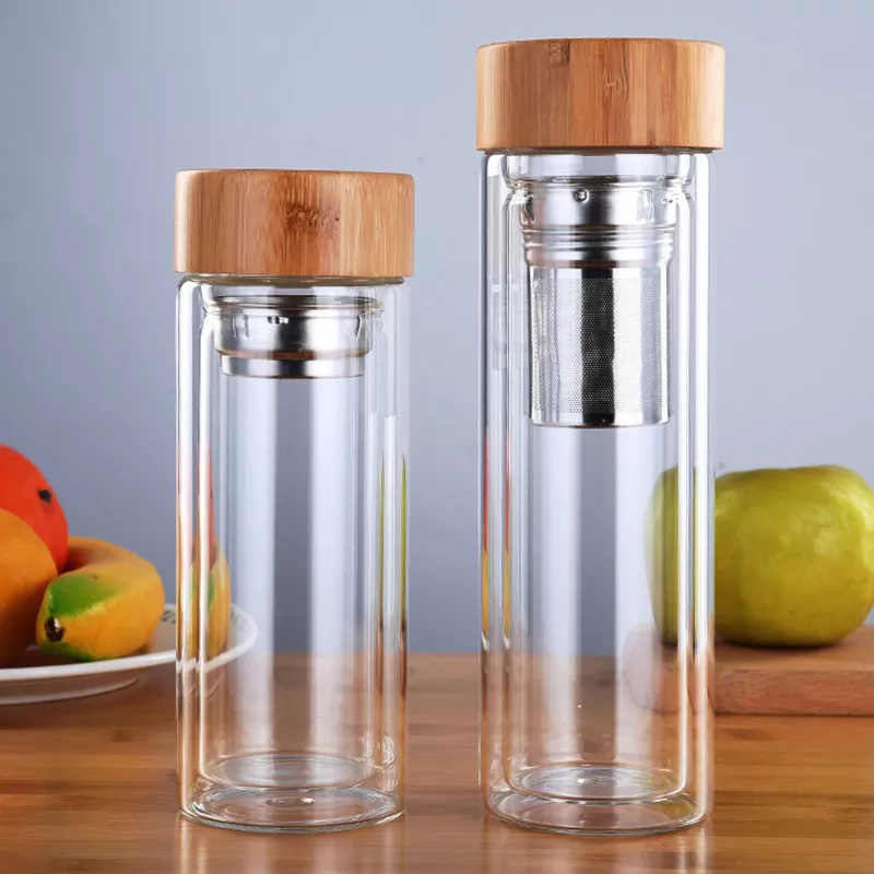 Gourde En Verre Avec Infuseur