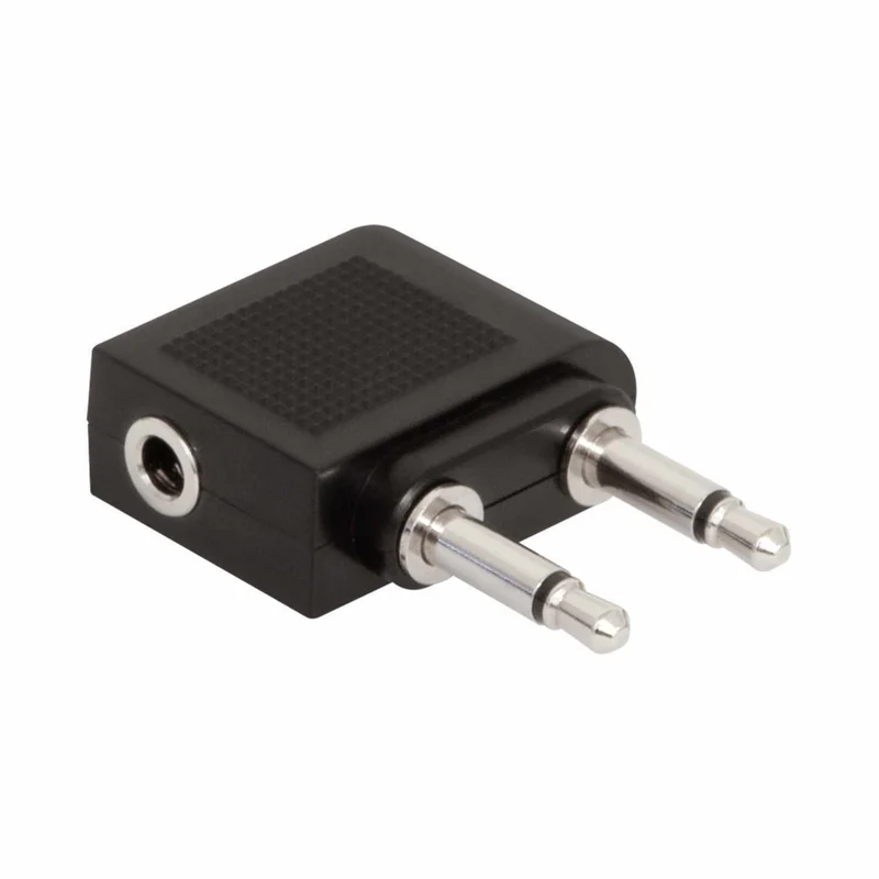 Helix Aux Airplane Adapter - Black