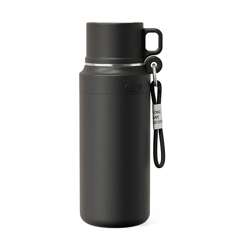 Gourde isotherme avec gobelet