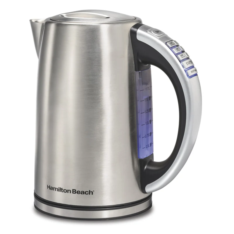 Hamilton Beach Variable Temperature Kettle Electric Tea and Coffee - Stainless Steel