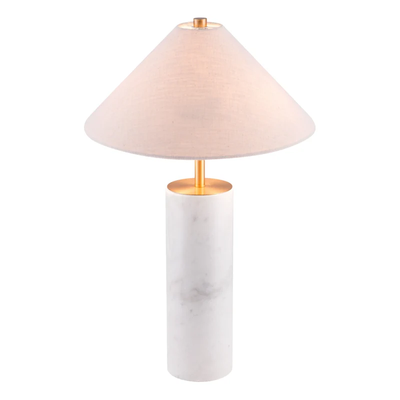 Zuo - Ciara Lampe de table - Beige/Blanc