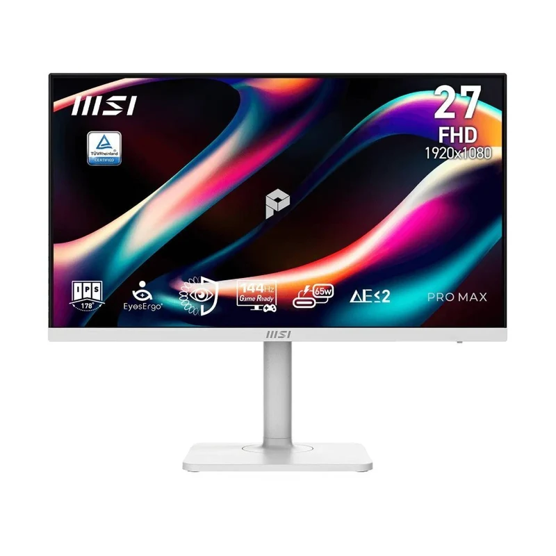 MSI Pro MAX 271PHW E14 27" FHD IPS 144Hz USB-C w/65W PD Home Office Monitor