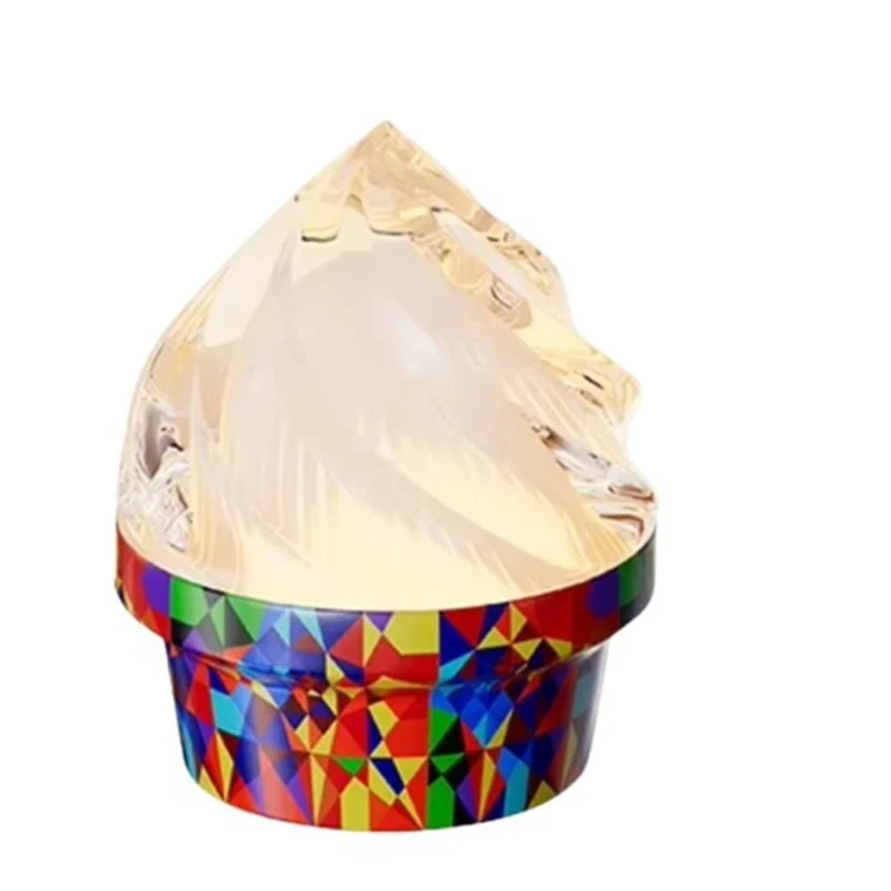 OSGONA Ice Cream Silhouette LED Bedside Table Lamp - Rainbow