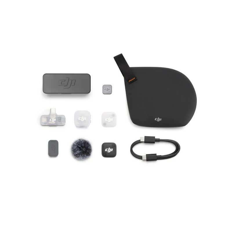 DJI Mic Mini 2 Wireless Microphone Kit with Transmitter, Multi-Receiver and Charging Case