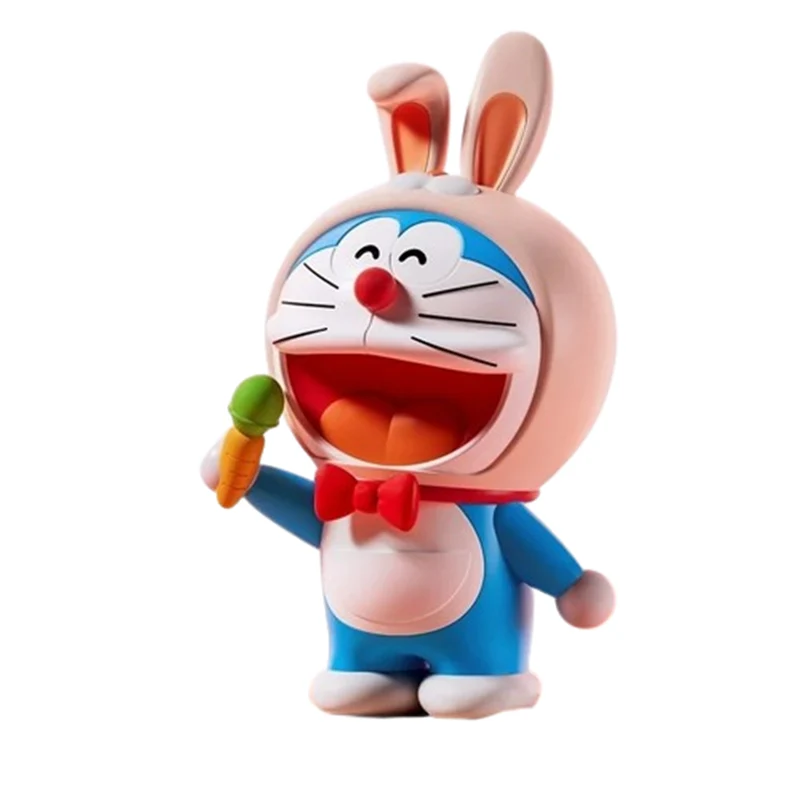 Rock Doraemon Singing Rabbit Bluetooth Speaker - Blue/White