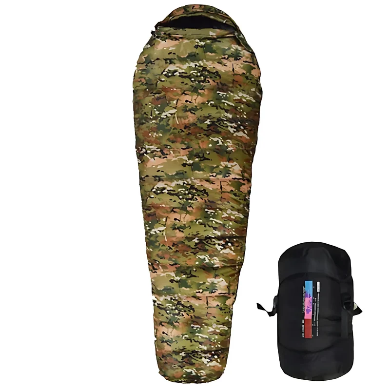 Sac de couchage militaire grand froid en duvet de canard