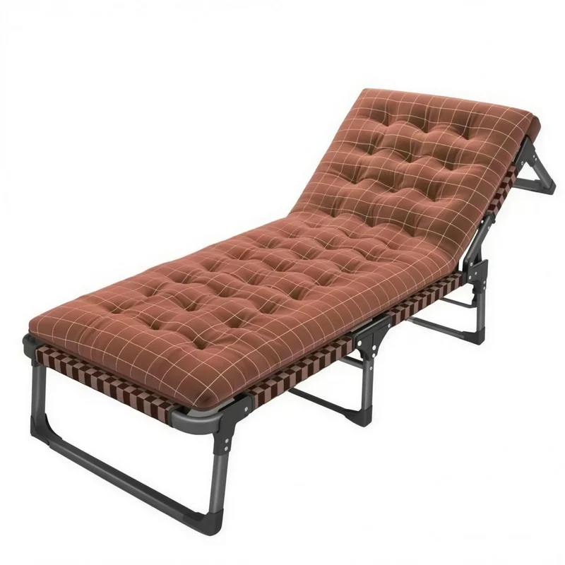 Lit pliant d'appoint avec matelas