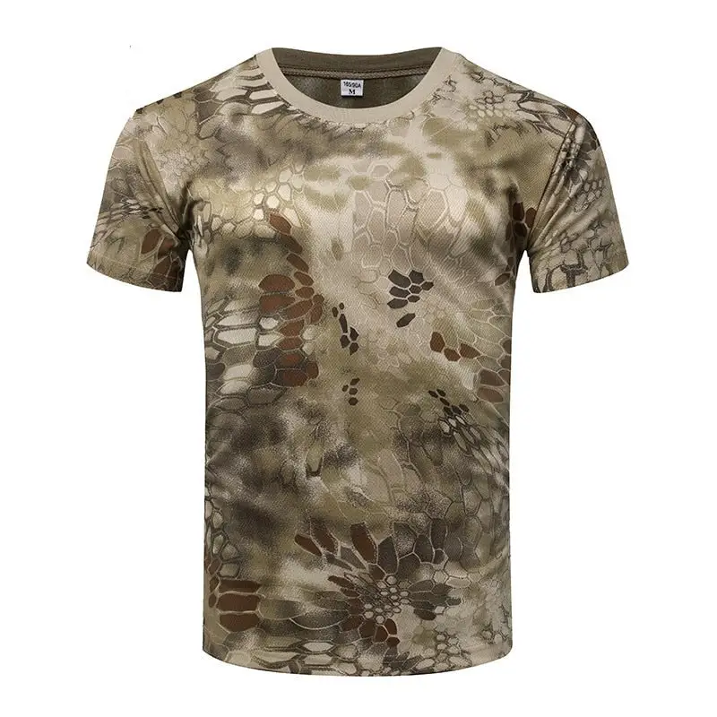 T-shirt militaire homme camouflage