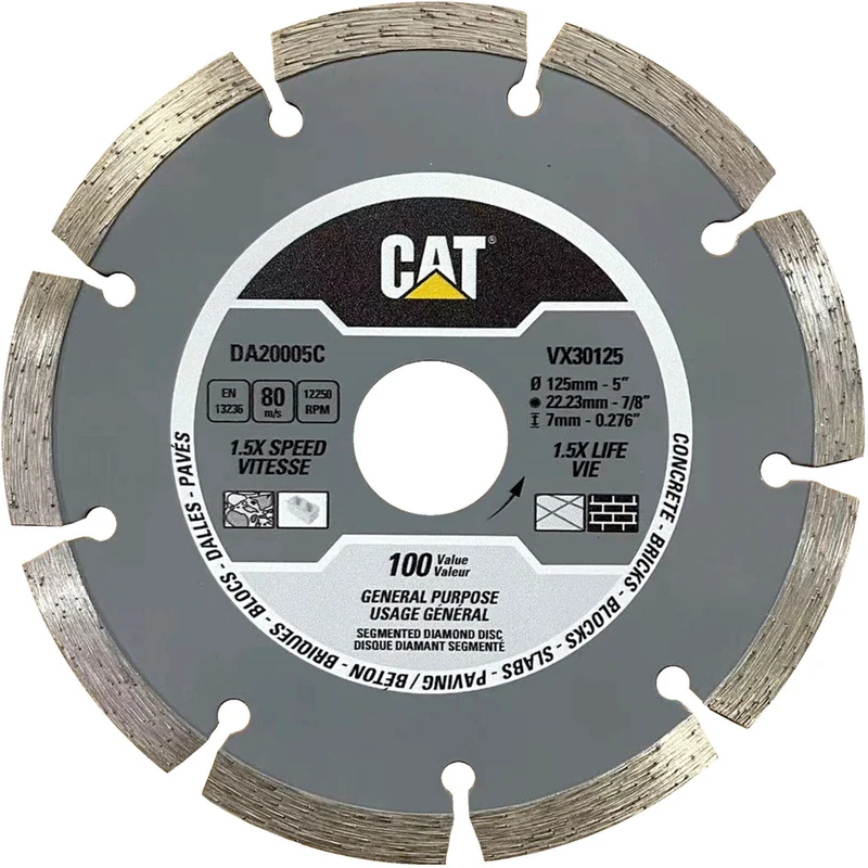 CAT 5" General Purpose Diamond Saw Blade
