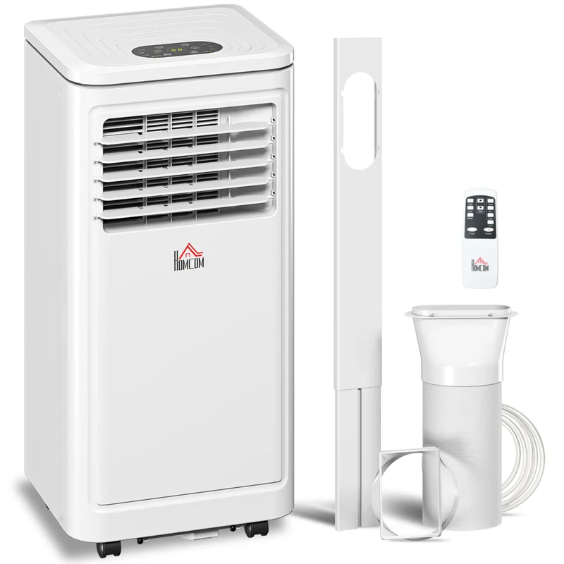 HOMCOM - climatiseur portable 8000 BTU pour pièce jusqu’à 344 pi² - crème