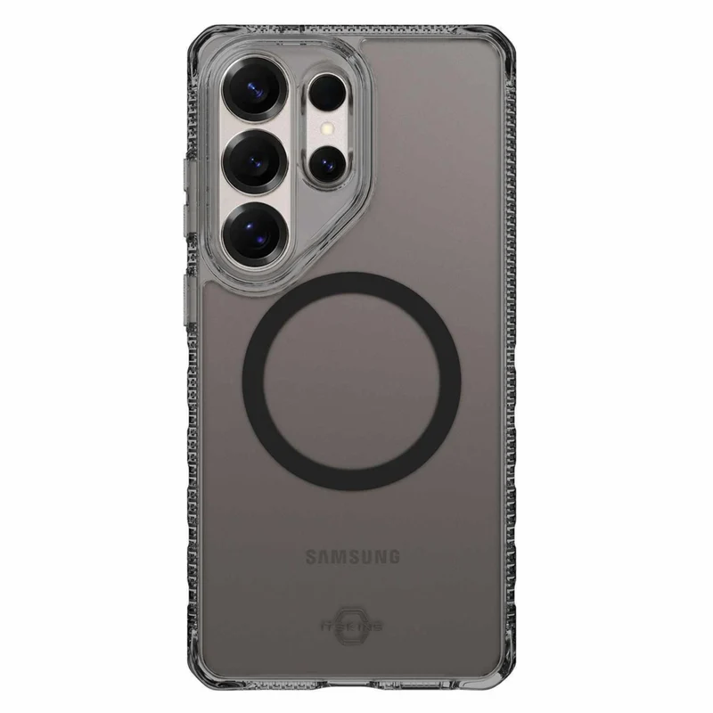 ITSKINS Hybrid_R Vapor Cell Phone Case with Magnets for Galaxy S26 Ultra - Smoke