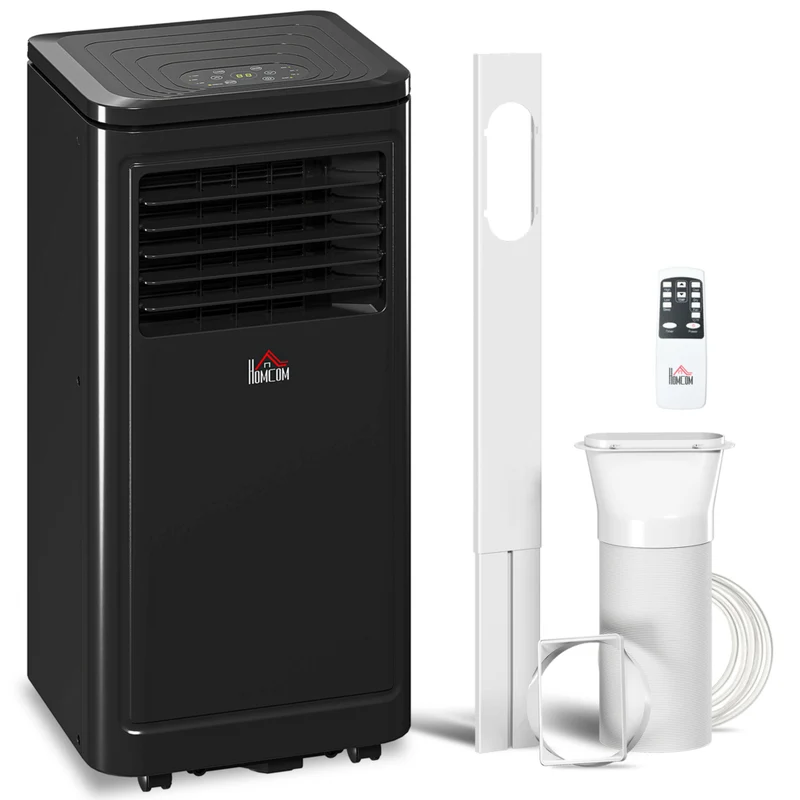 HOMCOM 8000 BTU Portable Air Conditioner - Black