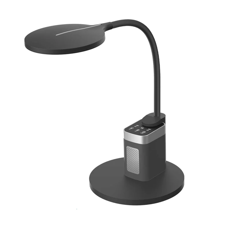 Dainolite - Lampe de bureau Talulah avec haut-parleur Bluetooth - Noire
