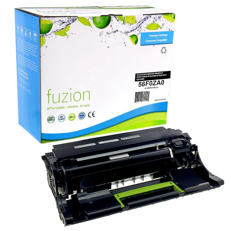 fuzion - Unité d’imagerie compatible Lexmark 56F0ZA0 – Rendement standard – Noir