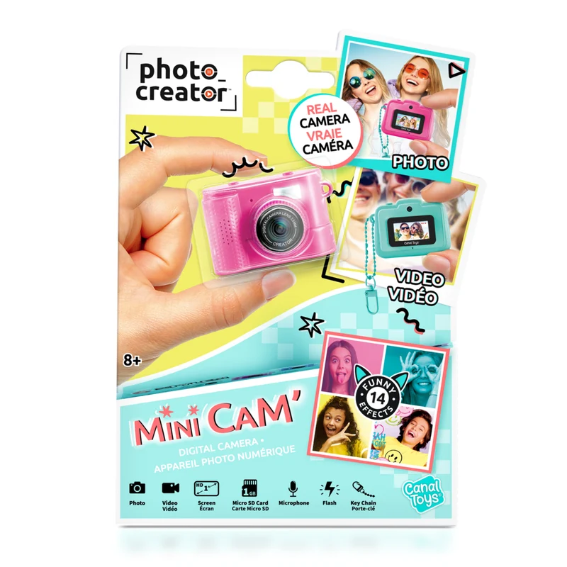 Canal Toys Photo Creator Real Mini Camera - Assorted Colours