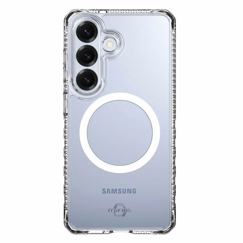 ITSKINS Hybrid_R Cell Phone Case with Magnets for Galaxy S26 - Clear