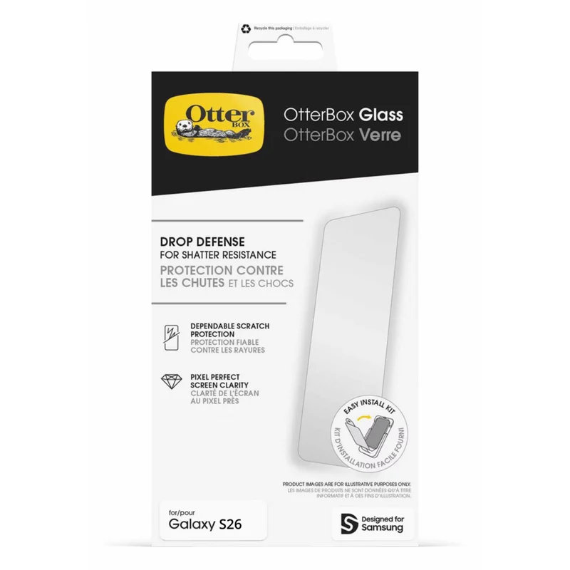 OtterBox Protecteur D'écran en Verre Clear pour Samsung Galaxy Nova 6.2