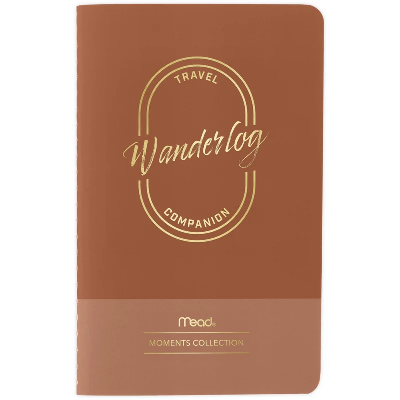 Mead - Moments Carnet de poche Voyage - 3 1/2 po X 5 1/2 po - 48 pages
