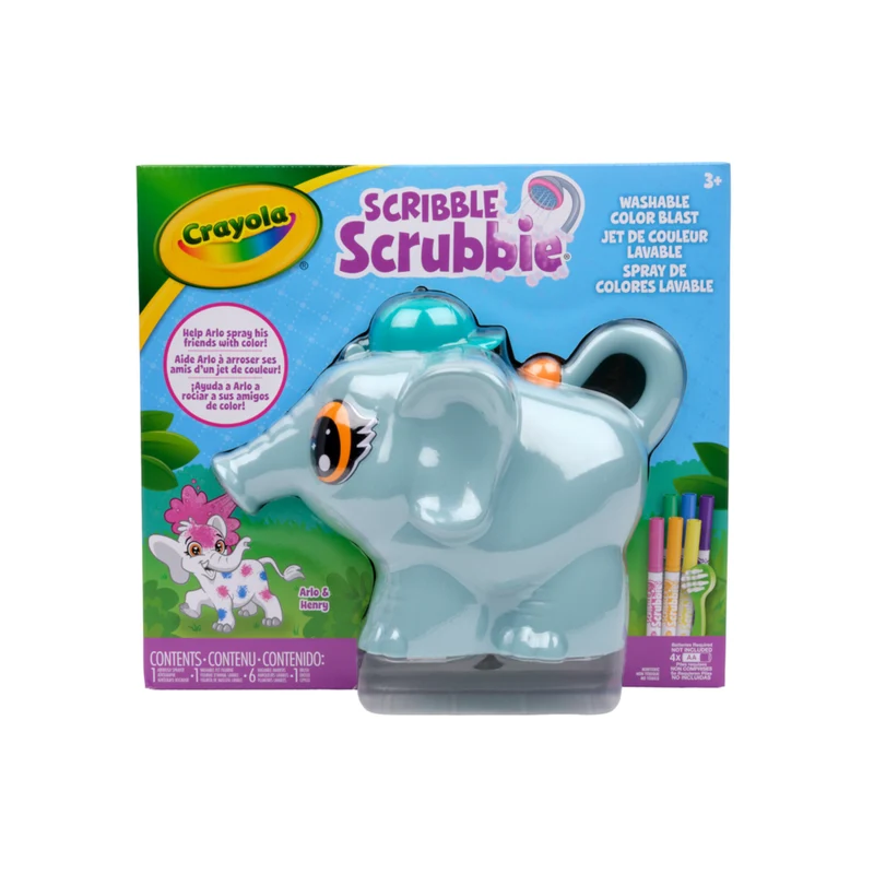 Crayola - Ensemble de jeu Jet de couleur Scribble Scrubbie