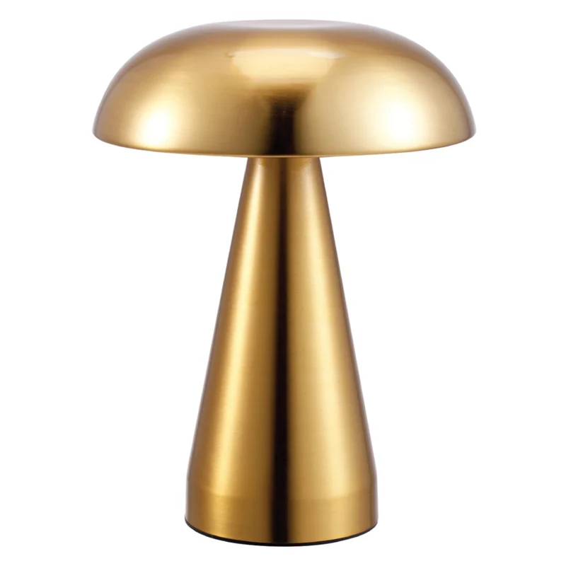 Xtricity Cremini Portable LED Metal Table Touch Lamp - Gold