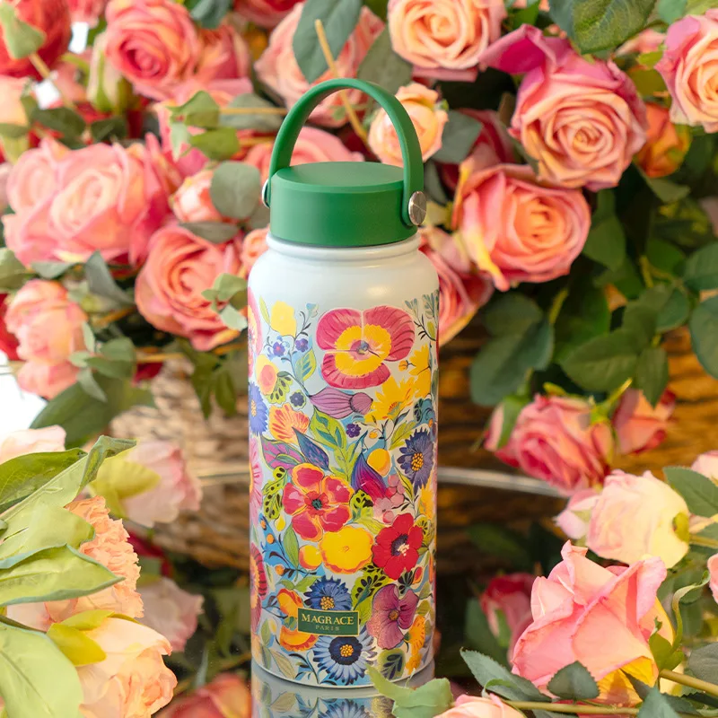 Gourde Isotherme Fleurs