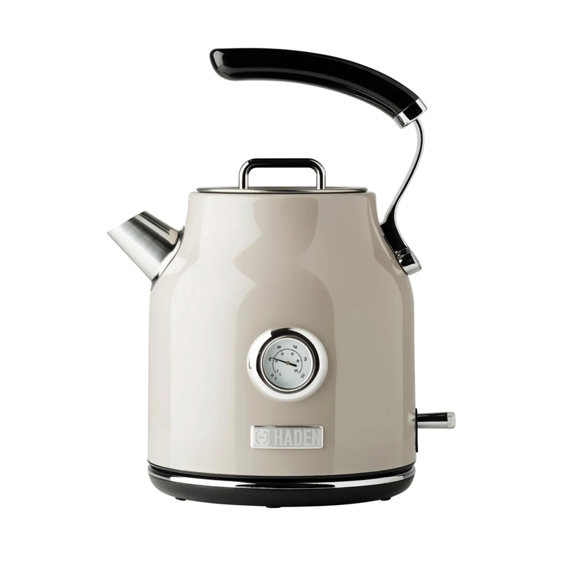 Haden Dorset 1.7L Kettle with Auto Shut-Off & Boil-Dry Protection - Putty Beige