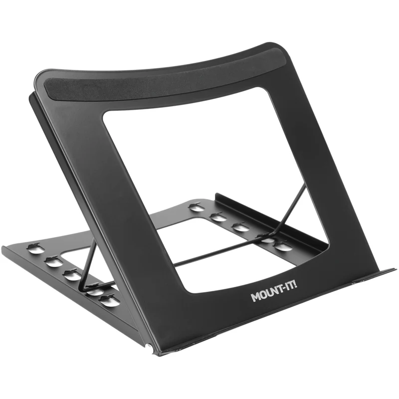 Mount-It! Portable Folding Laptop Stand - Black