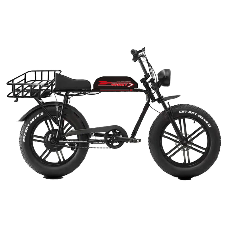 GoTyger - Vélo électrique convertible cargo et 2 passagers