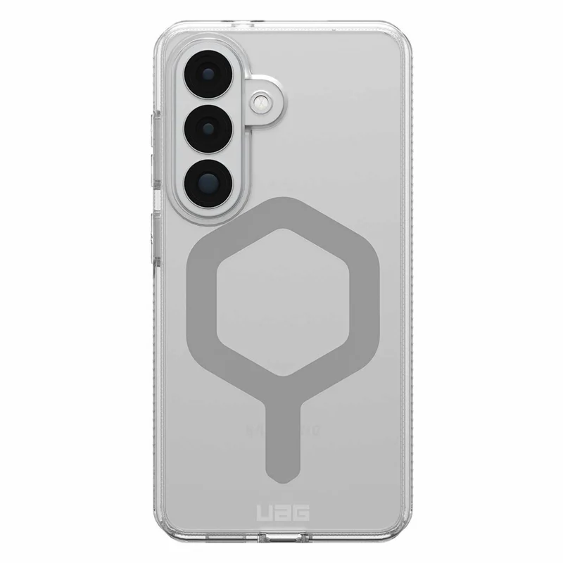UAG Plyo Clear Cell Phone Case with Magnets for Galaxy S26 - Ice/Silver