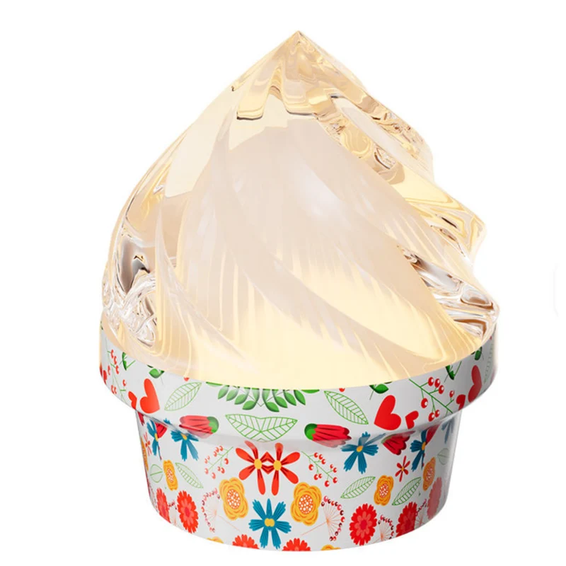 OSGONA Ice Cream Silhouette LED Bedside Table Lamp - Summer Flower