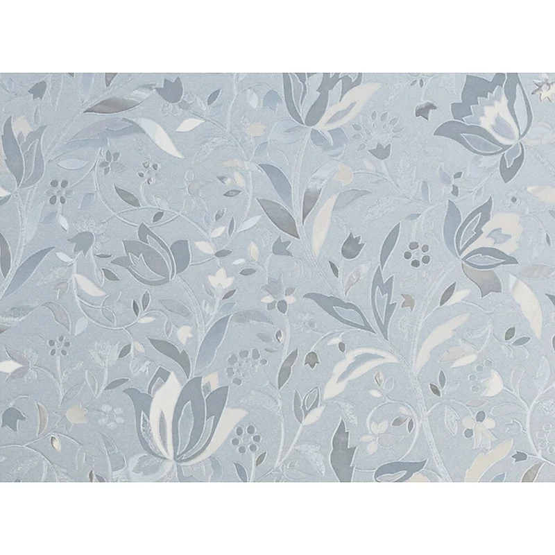 Brewster Cut Floral-Door Static Cling Premium Film