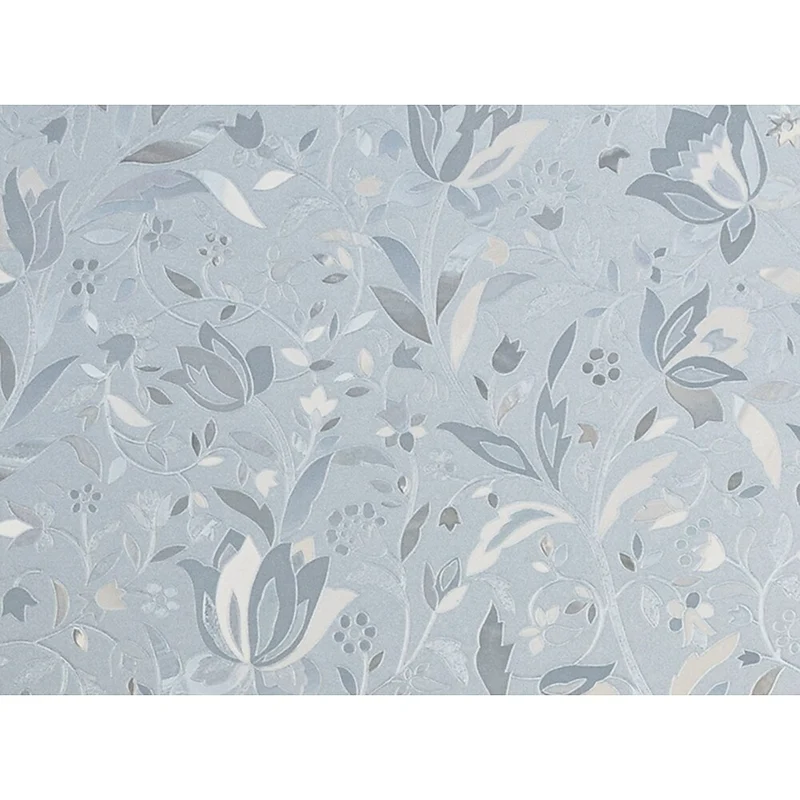 Brewster – Pellicule électrostatique de qualité supérieure pour fenêtre, motif de fleurs coupées