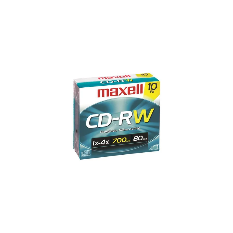 Maxell - CDR réinscriptible emballage de 10