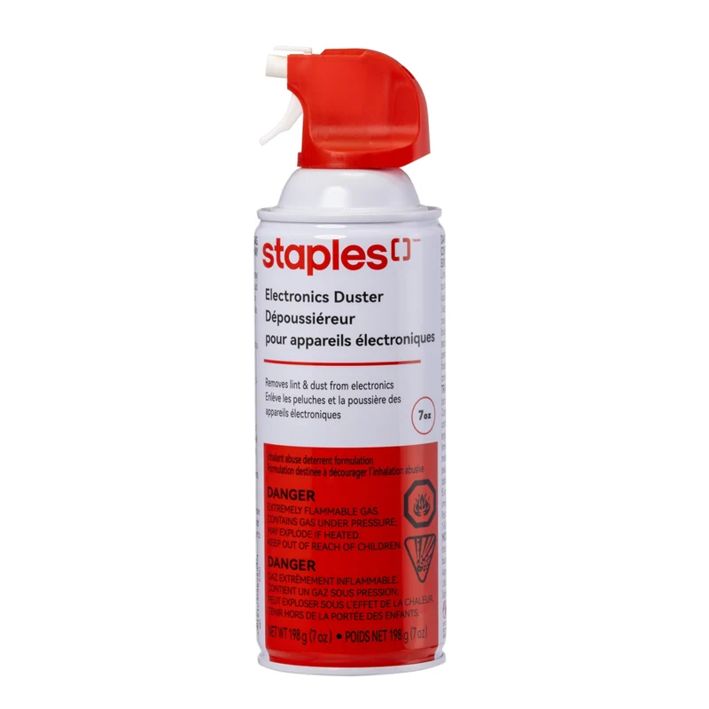 Staples Electronics Duster Compressed Air - 7oz