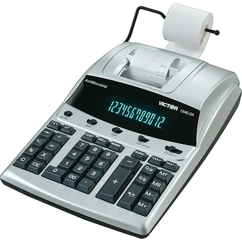 Victor 12403A Printing Calculator, 12-Digit