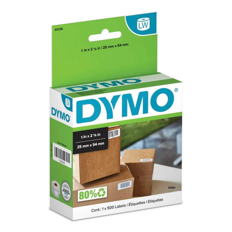 DYMO LabelWriter Multipurpose Labels, 1" x 2-1/8" (30336)