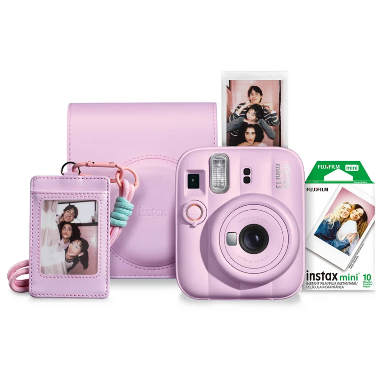 FUJIFILM instax mini 13 Instant Camera Bundle - Candy Pink