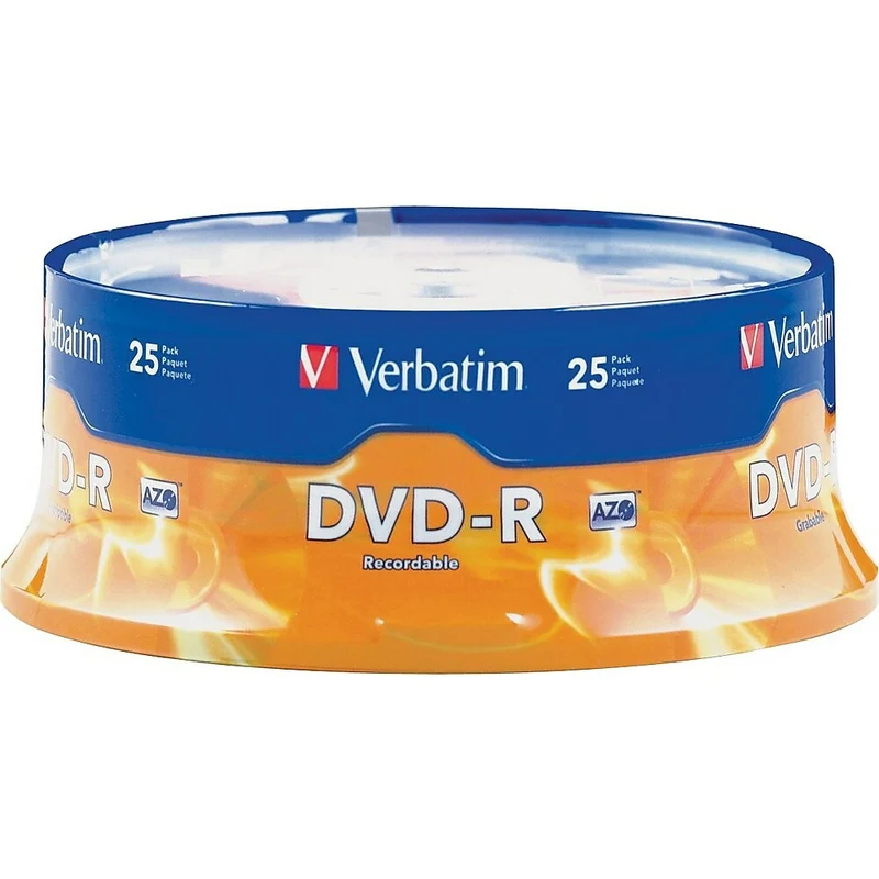 Verbatim DVD-R 4.7GB, 16x, 25 Pack