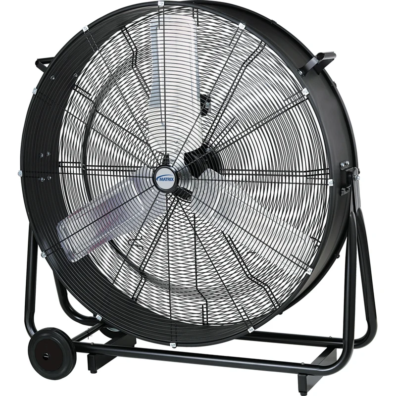 Matrix Industrial - Ventilateur de style tambour de 30" à entraînement direct industriel léger