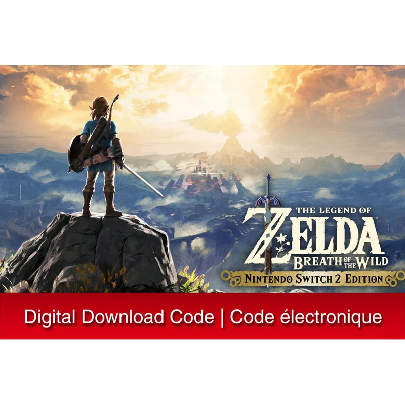 The Legend Of Zelda: Breath Of The Wild - Pack de mise à niveau Nintendo Switch 2 Edition [Code Electronique]