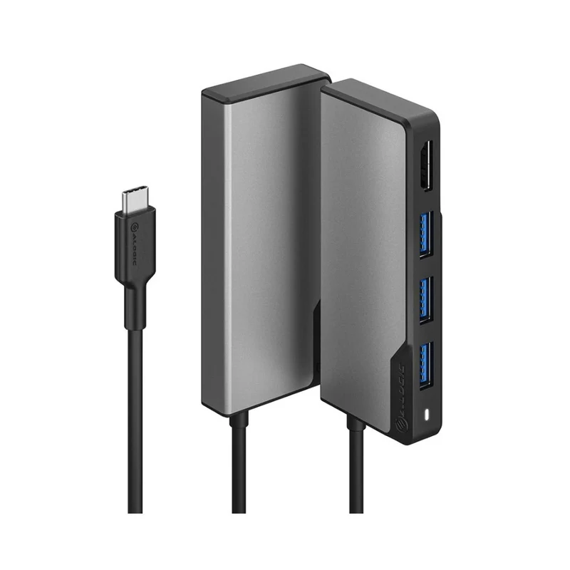 ALOGIC Fusion CORE 5-in-1 USB-C Hub - Space Grey