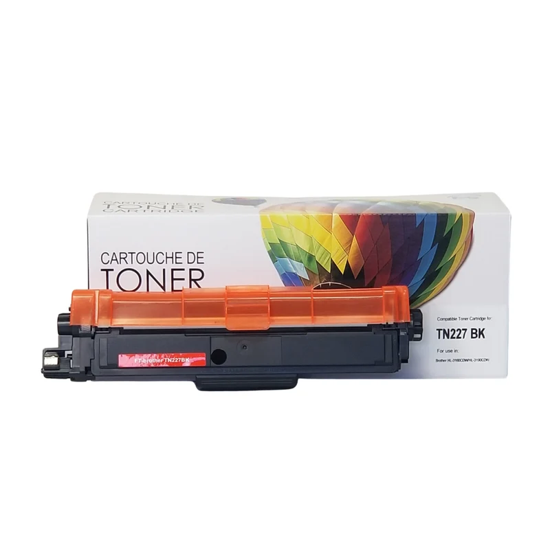 Balloon Brand - Toner noir compatible TN227BK pour imprimante Brother - haut rendement - noir