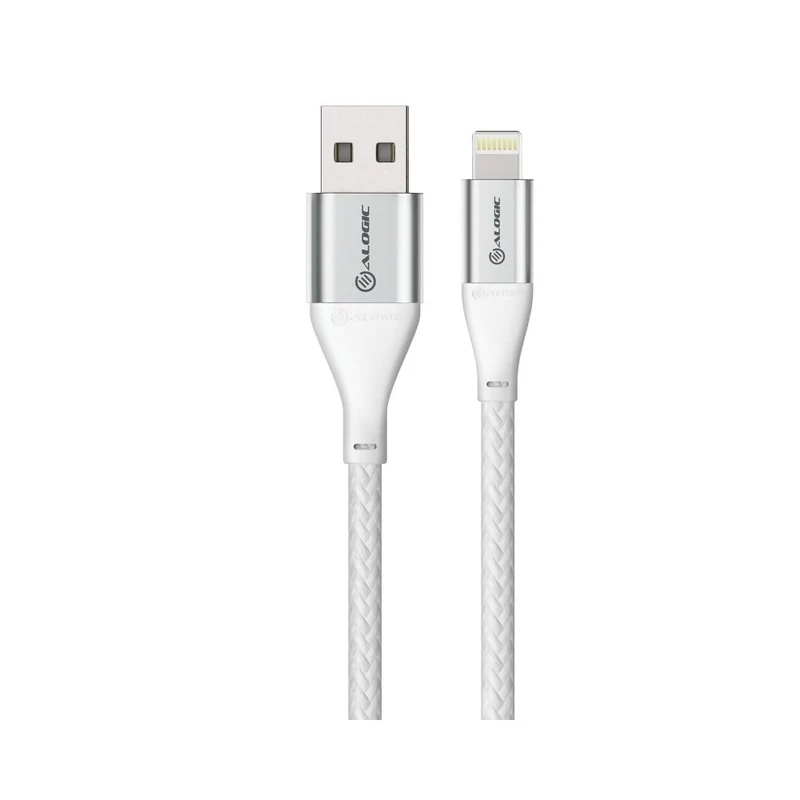 ALOGIC - Câble USB-A vers Lightning Super Ultra 1,5 m, argent