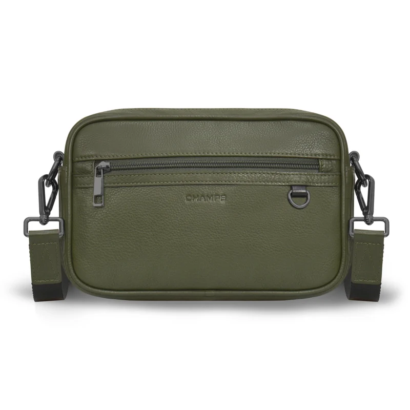 Champs Onyx Leather Camera Bag - Black