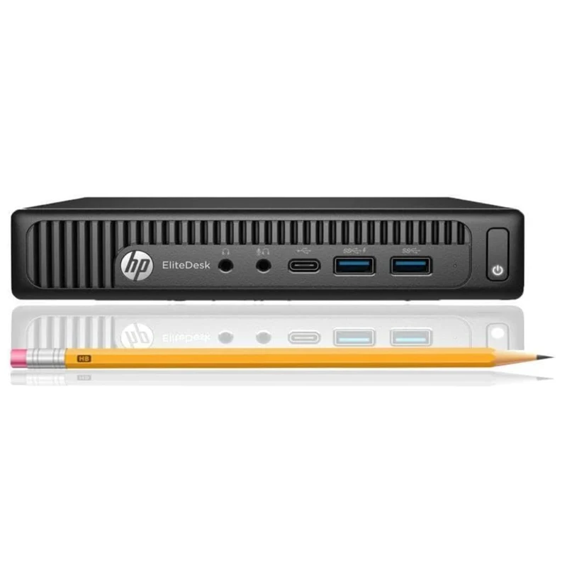 HP Refurbished EliteDesk 800 G2 Mini Desktop Computer - Intel Quad-Core I5-6500T - 240 GB SSD - 16 GB RAM - Windows 10 Pro