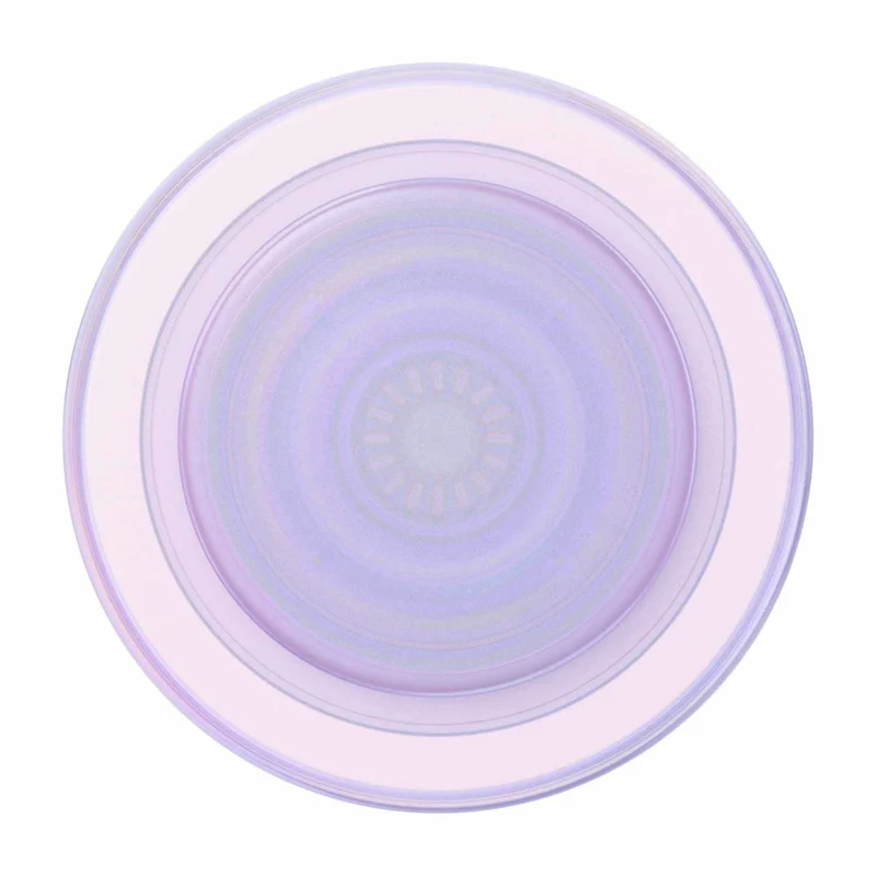 PopSockets PopGrip For MagSafe Round with Adapter Ring - Opalescent Clear