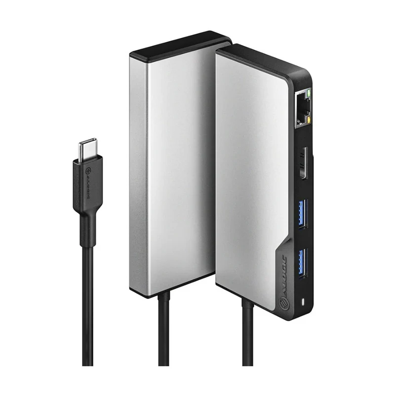 ALOGIC - Hub USB-C Fusion ALPHA 5-en-1 - Gris sidéral